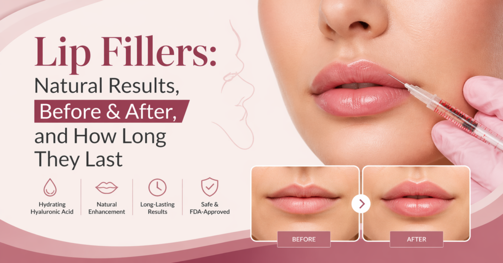 Lip Fillers: Natural Results, Before & After, and How Long They Last