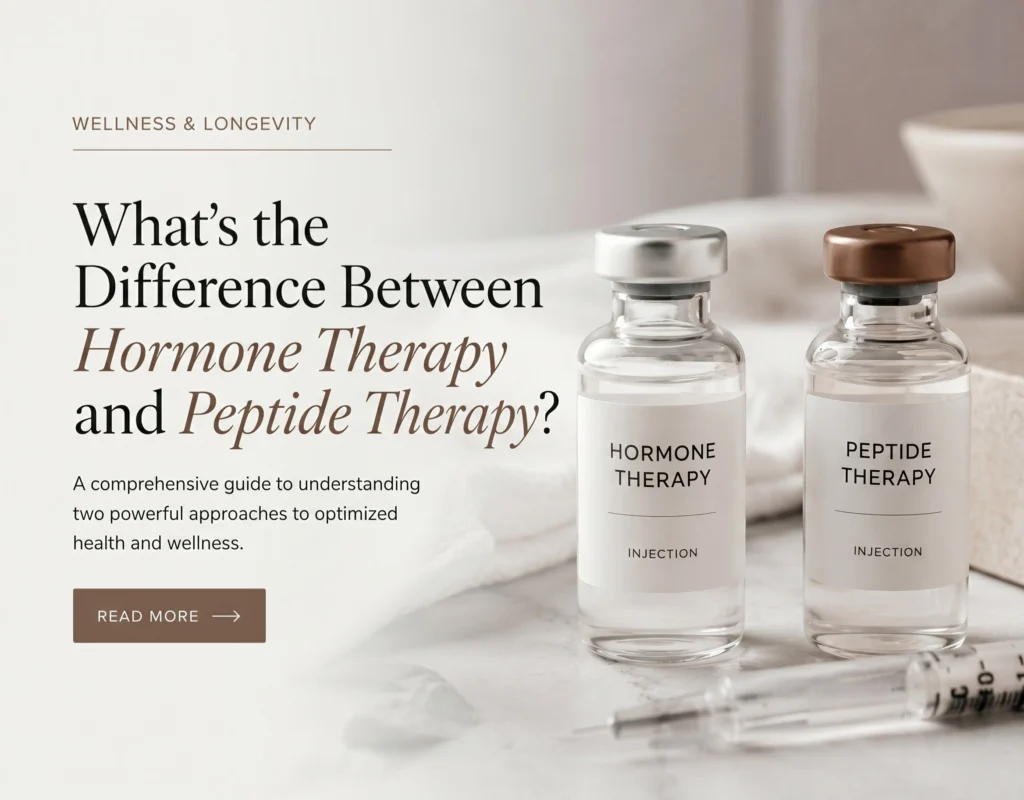 Hormone Therapy vs Peptide Therapy